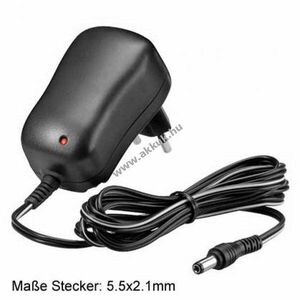 Széles tartományú hálózati adapter 12V 100-240V 800-1000mA 98g fekete kép