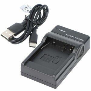 USB töltő kompatibilis Panasonic DMW-BLG10 DMW-BLE9 DMW-BLH7E fényképezőgép videokamera kép