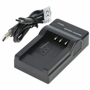 USB töltő kompatibilis Nikon EN-EL19, Pentax D-LI88 és Sanyo DB-L80 fényképezőgép videokamera kép