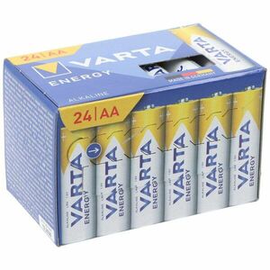 Varta AA Mignon ceruza LR6 24db/csomag hagyományos elem ingyenes tárolódobozzal kép