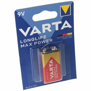 Varta 4722 Longlife Max Power 9V füstérzékelő elem kép