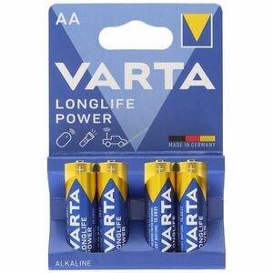 Varta Longlife Power (ehem. High Energy) 4906 AA Mignon ceruza LR6 20x 4db/csomag hagyományos elem kép