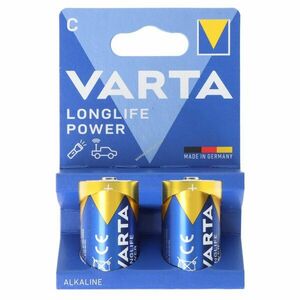 Varta Longlife Power (ehem. High Energy) C (bébi méret) hagyományos elem 2db/csomag Német gyártás kép