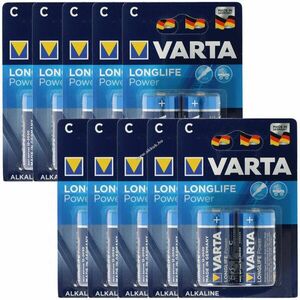 Varta Longlife Power C (bébi méret) 4914 10db 2db/csomag hagyományos elem kép