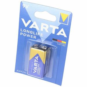 Varta Longlife Power 9V E-Block 4922 hagyományos elem 1db/csomag kép