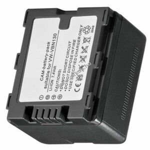 Helyettesítő akku videokamera VW-VBN130, VBN-260, HDC-TM900, -HS900, -SD900 kép