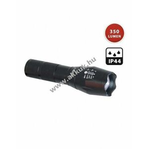 Velamp STEEL IN247 LED zseblámpa 10W 350lm alumínium zoom IP54 elemek nélkül kép