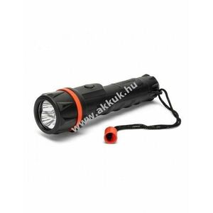 Velamp LED gumi zseblámpa 3 LED 12lm vízálló 2x AA Mignon ceruza elemekkel együtt kép