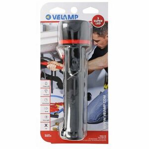Velamp LED gumibevonatú zseblámpa 3 LED vízálló csuklópánttal elemek nélkül kép