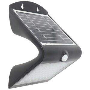 Velamp COLOMBA napelemes fali lámpa 4W 500lm 4000K mozgásérzékelő IP65 2000mAh Li-ion kép