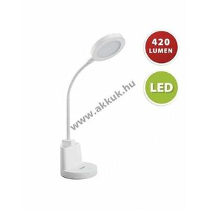 Velamp SWAN2 LED asztali lámpa 7W 420lm 4000K érintőkapcsoló tolltartó fehér kép