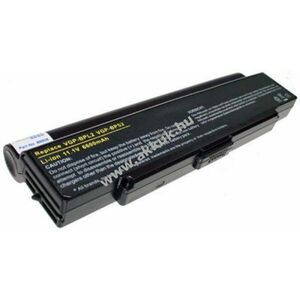 Helyettesítő laptop akku Sony Vaio PCG-6C1N 6600mAh kép