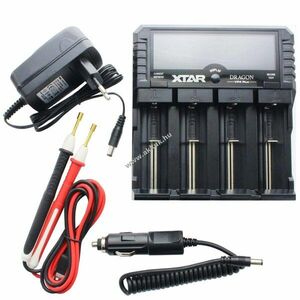 Xtar VP4 Plus univerzális 4-csatornás gyorstöltő Li-Ion NiMH 3S akkupakk akku hossza max.73mm kép