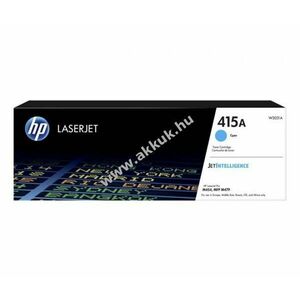 Eredeti HP lézertoner W2031A cyan 2100 oldal nyomtató kép