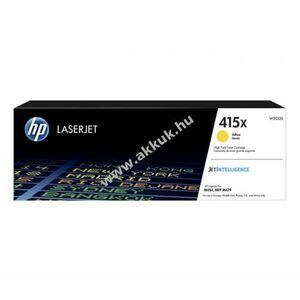 Eredeti HP lézertoner W2032X sárga 6000 oldal nyomtató kép