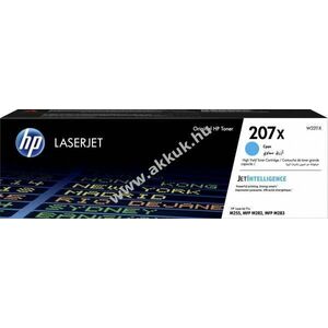 Eredeti HP lézertoner W2211X cián 2450 oldal nyomtató kép