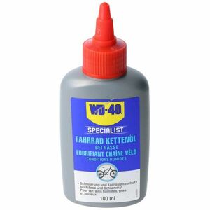 WD-40 BIKE WET lánc olaj 100ml nedves körülményekhez korrózióvédelem kép