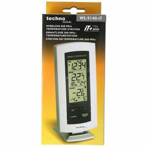 Technoline WS 9140-IT időjárás-állomás rádióórával és vezeték nélküli külső szenzorral kép