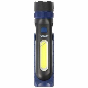 XCell Work LED zseblámpa 2in1 munkalámpa 3x AAA (mikro) elemmel fekete-kék kép