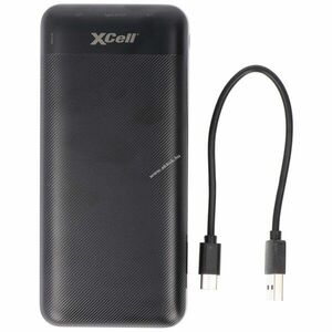 XCell X20000PD powerbank 20000mAh PD3.0 20W 2xUSB 1xUSB-C LED 412g Li-Polymer kép