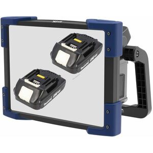 XCell Worklight Multi munkalámpa 90W 10000lm akku és töltő 2x Makita BL1820B 18V 2Ah Li-Ion kép