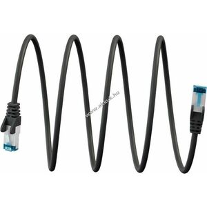 Goobay ultrarugalmas CAT 6A S/FTP (PiMF) patchkábel 2m CU LSZH TPE fekete kép