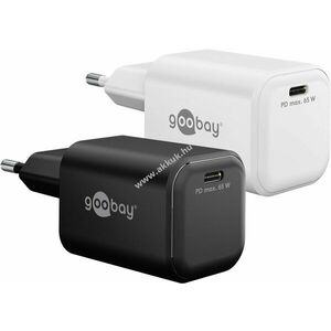 Goobay 65W USB-C PD GaN nano gyorstöltő 1x USB-C fekete kép