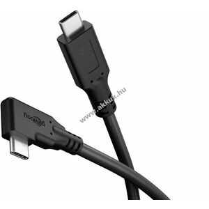 Goobay USB-C-kábel 90° USB4 2m 100W 5A 40Gbit/s Power Delivery fekete kép