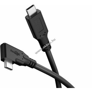 Goobay USB-C-kábel 90° USB4 1m fekete 240W 5A 40Gbit/s Power Delivery kép