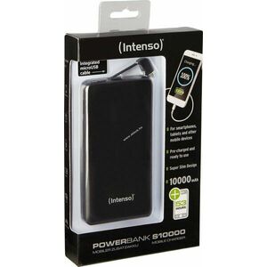 Intenso XS10000 powerbank 10000mAh USB-A Micro-USB USB-C 5, 0V-3, 1A fekete Li-Po kép