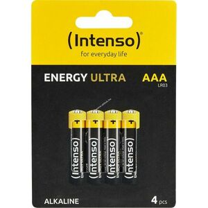 Intenso Energy Ultra AAA (mikro) LR03 1.5V 4db/csomag hagyományos elem alkáli kép
