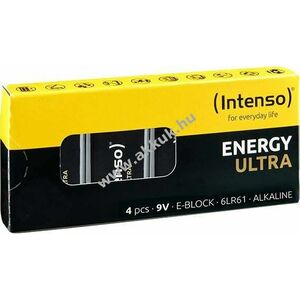 Intenso E-Block LR61 9V 4db/csomag hagyományos elem alkáli kép