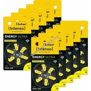 Intenso Energy Ultra A10/PR70 1, 45V 60db/csomag hallókészülék elem kép