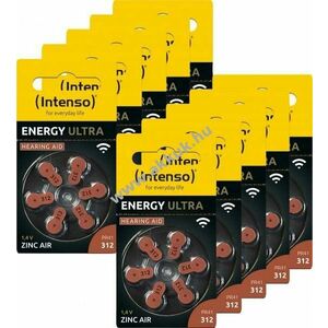 Intenso Energy Ultra A312/PR41 1, 45V 60db/csomag hallókészülék elem kép