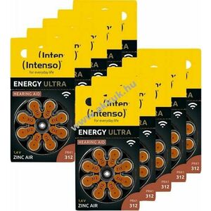 Intenso Energy Ultra A312/PR41 1, 45V 80db/csomag hallókészülék elem kép