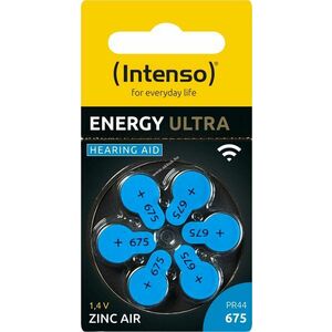Intenso Energy Ultra A675/PR44 1, 45V 6db/csomag hallókészülék elem kép