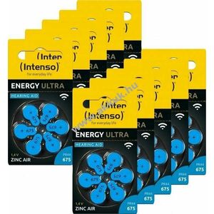 Intenso Energy Ultra hallókészülék elem A675/PR44 1, 45V 60db/csomag kép