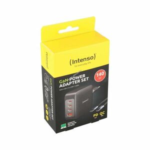 Helyettesítő akku Intenso W140A3C GaN 140W töltő és USB-C kábel 2m kép