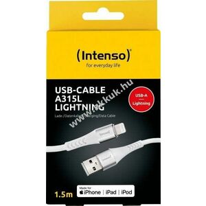 Intenso USB-A Lightning kábel A315L 1, 5m fehér csomag kép