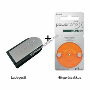 Hallókészülék elem PowerOne Pocketcharger és P13 PR48 ACCUplus 2db/csomag kép