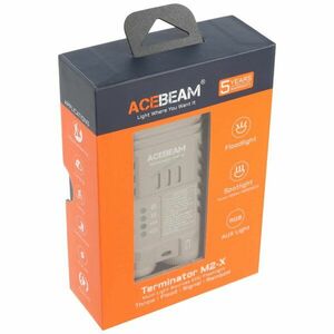 AceBeam Terminator M2-X Dual-LED zseblámpa 6.500K 2200lm 300m Desert kép
