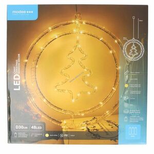 Modee LED karácsonyi dekoráció fenyőfa 48 LED 80cm elemmel működő ML-C3007 kép
