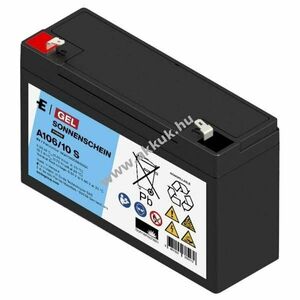 Sonnenschein A106/10 S 6V 10Ah akku AGM és ólom-zselés kép