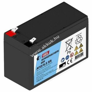 Sonnenschein A112/5, 5 SR 12V 5, 5Ah Faston 6, 3mm akku AGM és ólom-zselés kép