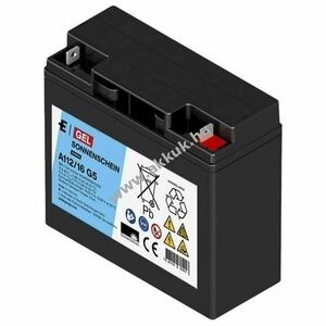 Sonnenschein A112/16 G5 12V 17Ah M5 csavaros kivezetés akku AGM ólom-zselés kép