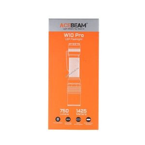 AceBeam W10 Pro LEP lézeres zseblámpa Desert 750lm 1425m USB-C 21700 Li-Ion IP68 kép