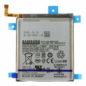 Eredeti Samsung Galaxy S21 mobiltelefon akku EB-BG991ABY 3, 85V 4000mAh Li-Ion kép