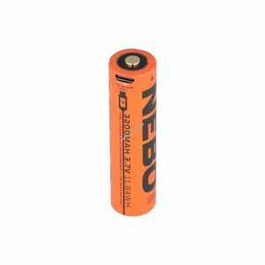 NEBO 18650 akku 3, 7V 3200mAh SLYDE KING 2K BIG LARRY PRO USB-C zseblámpa 71, 9x18mm Li-ion kép