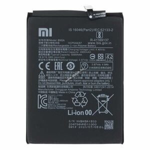 Eredeti Xiaomi BN5A akku mobiltelefon Redmi Note 10 5G/Note 10T/Poco M3 Pro/Redmi 10 kép