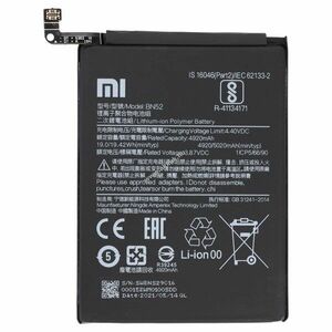 Eredeti Xiaomi Redmi 9S mobiltelefon akku BN52 kép